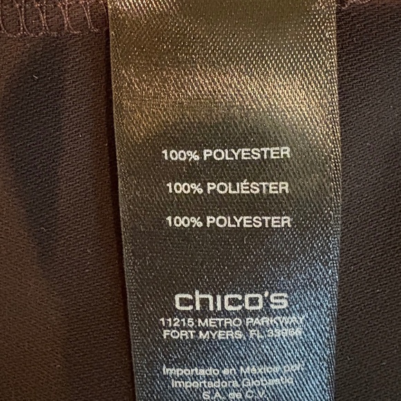 NWT Black Label by Chico's Black Asymmetrical Drama Layer Woven Tunic Tank - Picture 10 of 12